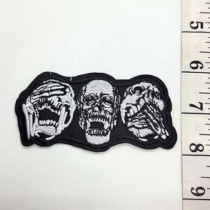 🎈5/$10🎈 PATCHES..CROC CHARMS.. Skull..